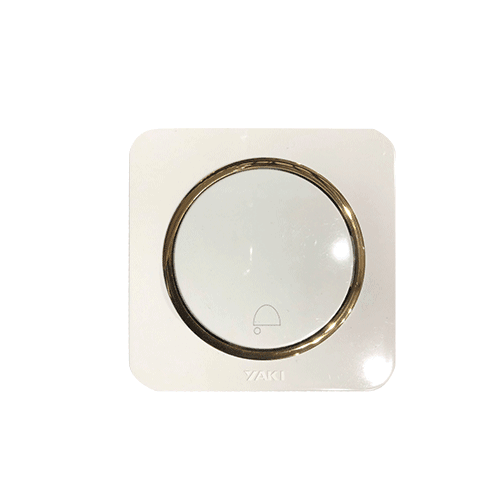 Bouton poussoir YAKI LENA a bascule lumineux  1820-Y-Y2551-00WG
