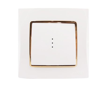 Bouton poussoir YAKI LENA a bascule lumineux  1820-Y-Y2551-00WG