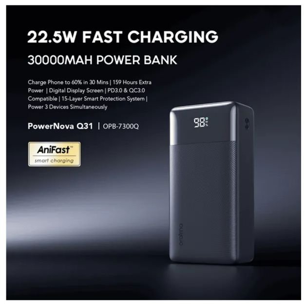 POWER BANK 30.000 mah  ORAIMO