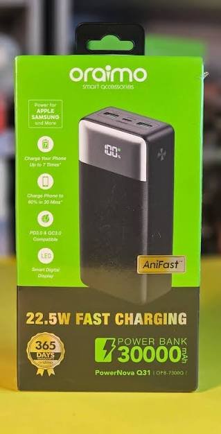 POWER BANK 30.000 mah  ORAIMO