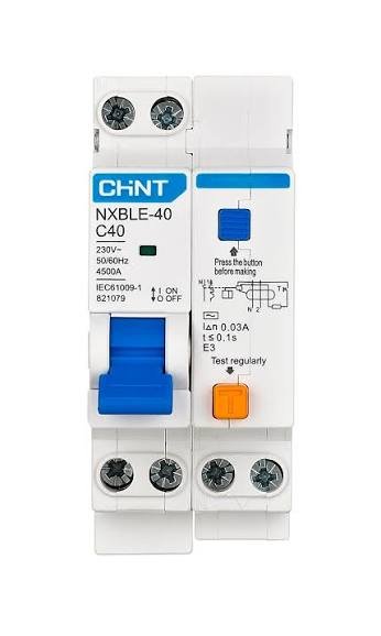 DPN CHINT DIFFERENTIEL NXBLE-40 1P+N 10/16/20/25/32/40/60A