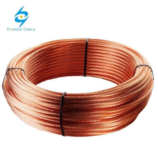 CABLE DE CUIVRE NU 16MM 100M