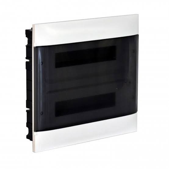COFFRET ENCASTRE 24 MODULE PORTE FUMEE