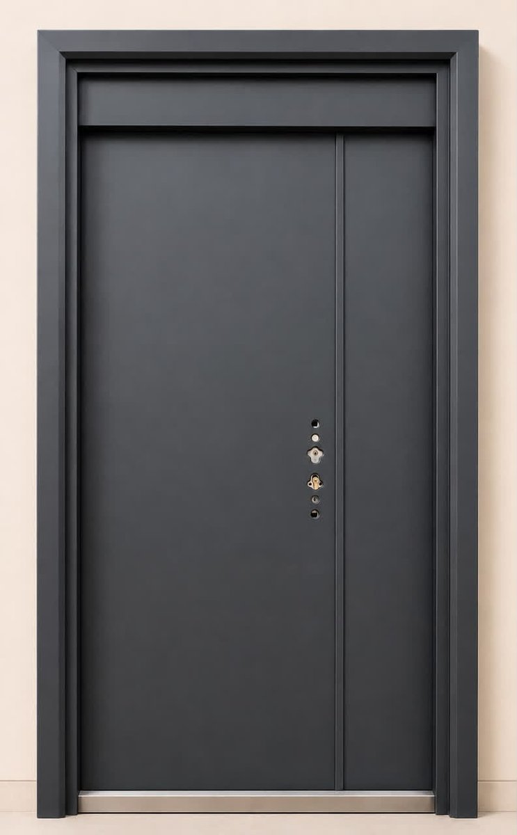 Porte en acier galvanisé 