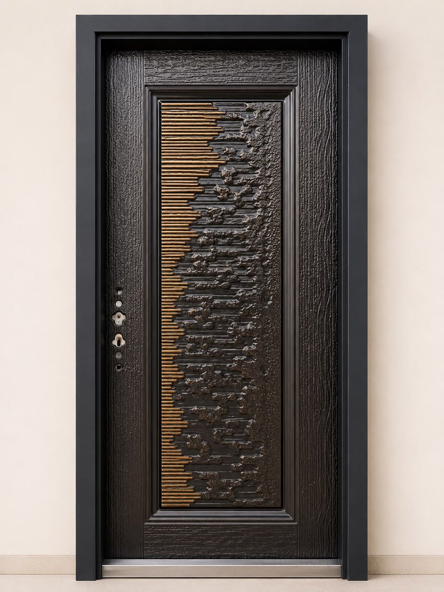 Porte en acier galvanisé 