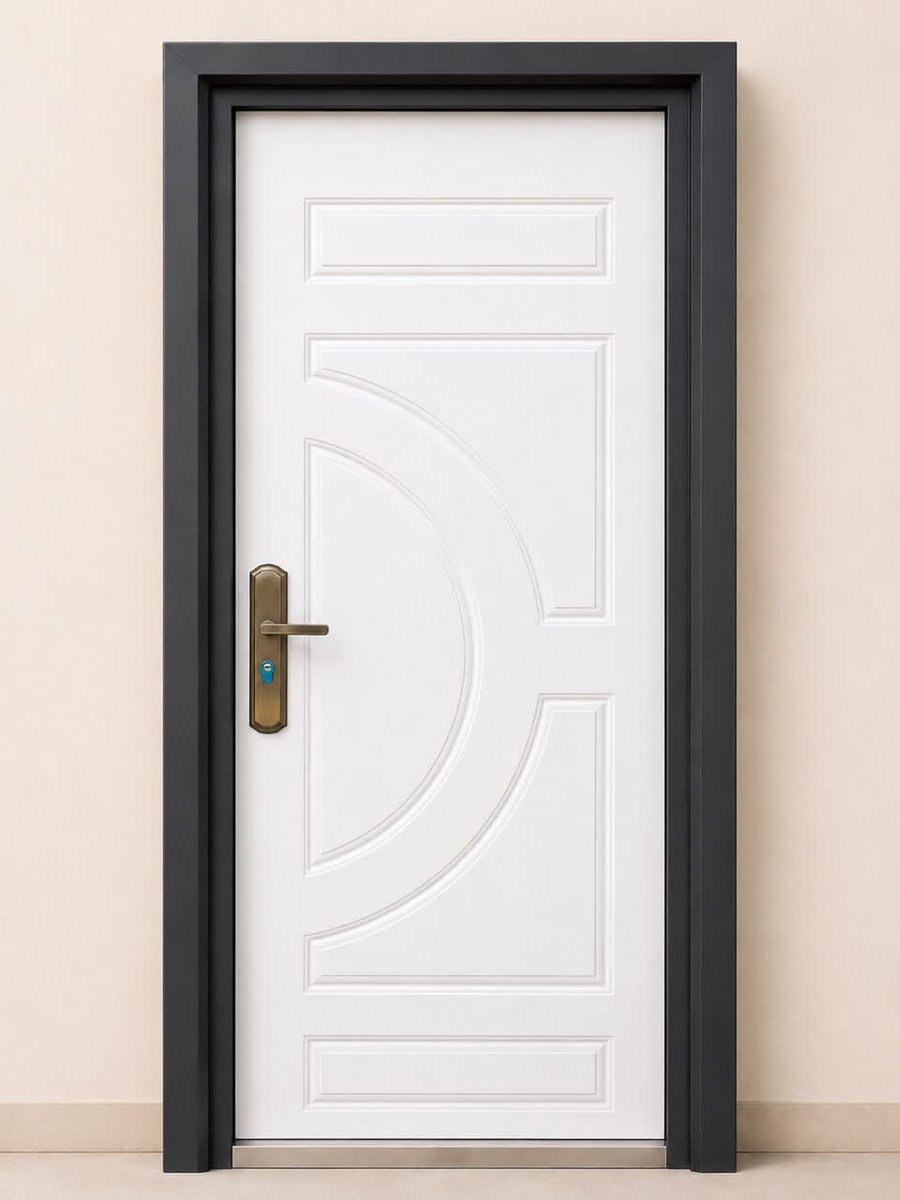 Porte en acier galvanisé