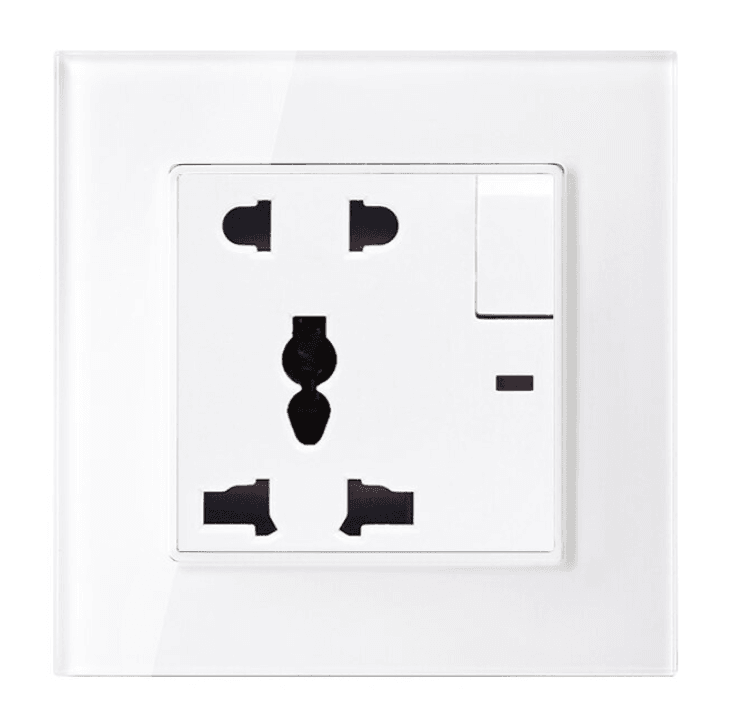 Prise électrique murale moderne