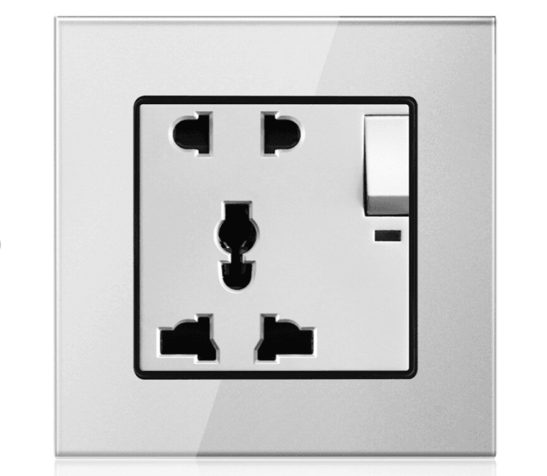 Prise électrique murale moderne
